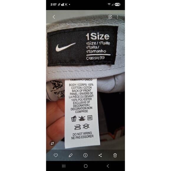 Nike Virginia Tech 2023 NCAA Women's Final Four Reginal Champs Hokies Hat - Picture 6 of 8